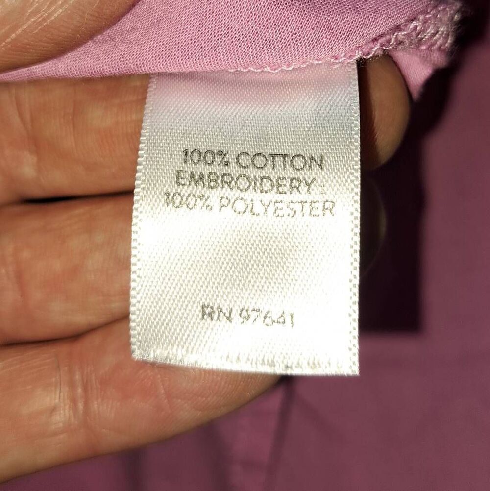 Pink J.Jill Size Small Embroidered Tunic Top - Picture 4 of 7